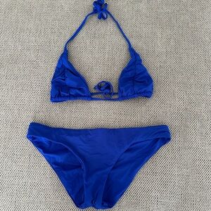 Vibrant Blue Bikini Set
